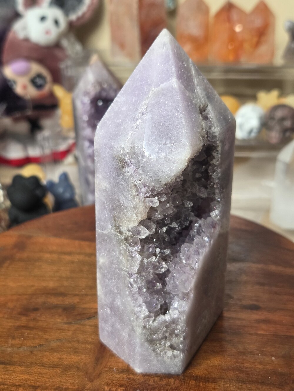 Amethyst Tower 4 In ( Stress Relief) - Picture 4 of 9